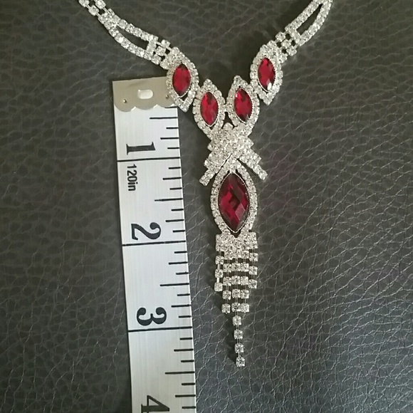 NEW Silver plated Necklace Earring Set - Picture 7 of 7